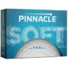 Pinnacle Soft White Personalized Golf Balls -Silver Putters pinnacle soft 12 pack white golf balls 2019 itempicture