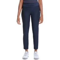 Puma Women's PWRSHAPE Pants -Silver Putters puma 2022 womens pwrshape pants navy blazer model itempicture