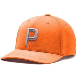 Puma 2022 Youth P Snapback Hat -Silver Putters puma 2022 youth p snapback hat vibrant orange itempicture