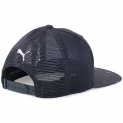 Puma Volition Take Off Hat -Silver Putters puma 2023 volition take off hat navy blazer back itempicture