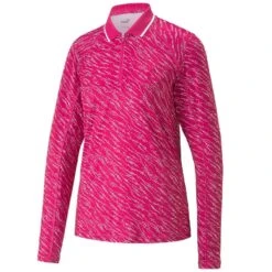 Puma Women's YOU-V Whitewater Long Sleeve Polo
