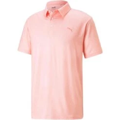 Puma Cloudspun Primary Polo -Silver Putters puma cloudspun primary polo flamingo pink front itempicture