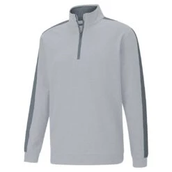 Puma CLOUDSPUN T7 Quarter Zip -Silver Putters puma cloudspun t7 quarter zip high rise