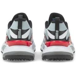 Puma GS-Fast Golf Shoes White/High Rise/High Risk Red -Silver Putters puma gs fast golf shoes white high rise high risk red 376357 04 heel itempicture