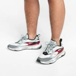 Puma GS-Fast Golf Shoes White/High Rise/High Risk Red -Silver Putters puma gs fast golf shoes white high rise high risk red 376357 04 mod1 itempicture