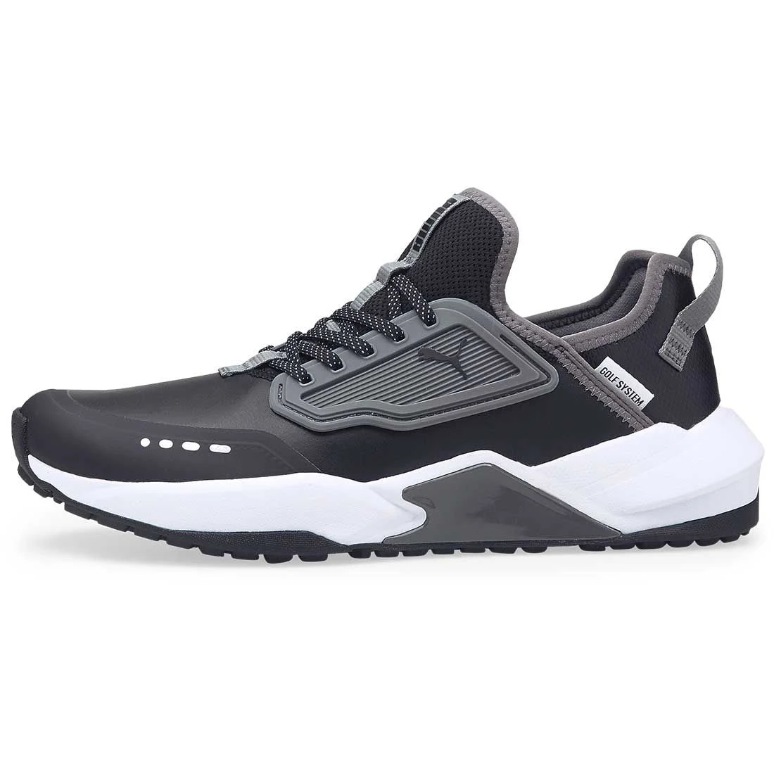 Puma GS.One Golf Shoes Black/Quiet Shade 3 Puma GS.One Golf Shoes Black/Quiet Shade