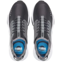 Puma GS.One Golf Shoes Black/Quiet Shade 10 Puma GS.One Golf Shoes Black/Quiet Shade -Silver Putters puma gs one golf shoes black quiet shade top itempicture