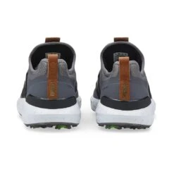 Puma Ignite Articulate Disc Golf Shoes Quiet Shade/Team Gold -Silver Putters puma ignite articulate disc golf shoes quiet shade team gold heel itempicture