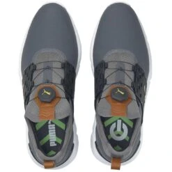 Puma Ignite Articulate Disc Golf Shoes Quiet Shade/Team Gold -Silver Putters puma ignite articulate disc golf shoes quiet shade team gold top itempicture