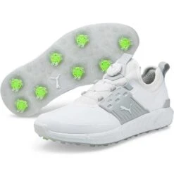 Puma Ignite Articulate Disc Golf Shoes White/Silver/High Rise -Silver Putters puma ignite articulate disc golf shoes white silver high rise pair itempicture