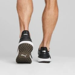 Puma Ignite Elevate Golf Shoes Black/Silver -Silver Putters puma ignite elevate golf shoes black silver 376077 02 mod2 itempicture