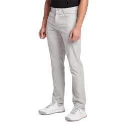 Puma Jackpot 5 Pocket Pants -Silver Putters puma jackpot 5 pocket pants high rise front model itempicture