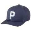 Puma 2022 Youth P Snapback Hat -Silver Putters puma juniors 2021 p 110 snapback hat navy blazer