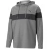 Puma MATTR Colorblock Hoodie 2 Puma MATTR Colorblock Hoodie -Silver Putters puma mattr colorblock hoodie quiet shade black front itempicture