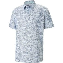 Puma MATTR Seaplanes Polo -Silver Putters puma mattr seaplanes polo navy blazer front itempicture