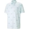 Puma MATTR Seaplanes Polo -Silver Putters puma mattr seaplanes polo tropical aqua front itempicture