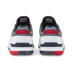 Puma Proadapt Alphacat Golf Shoes White/Navy Blazer/High Risk Red -Silver Putters puma proadapt alphacat golf shoes white navy blazer high risk red heel itempicture