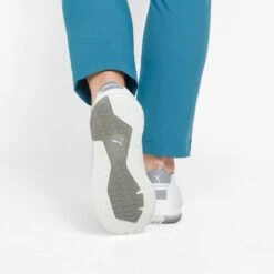 Puma Proadapt Alphacat Leather Golf Shoes White/Silver -Silver Putters puma proadapt alphacat leather golf shoes white silver 376044 01 mod2 itempicture