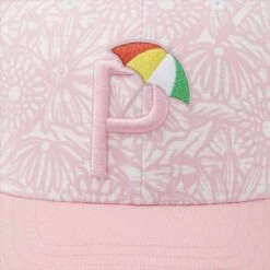 Puma Women's AP Flowers P Adjustable Hat -Silver Putters puma womens ap flowers p adjustable hat pale pink detail itempicture