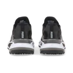 Puma Women's GS-Fast Golf Shoes Black/Black 11 Puma Women's GS-Fast Golf Shoes Black/Black -Silver Putters puma womens gs fast golf shoes black white heel itempicture