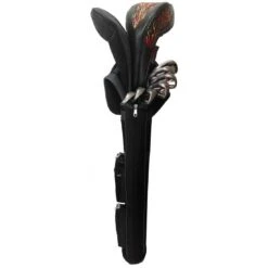 Caddy Daddy Golf Ranger Sunday Bag -Silver Putters ranger sunday black grey back