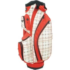 RJ Sports Women's Paradise Cart Bag 15 RJ Sports Women's Paradise Cart Bag -Silver Putters rj sports 2023 paradise cart bag cherry plaid left itempicture