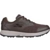Skechers Arch Fit GO GOLF Elite 5 Range Golf Shoes Brown -Silver Putters sheckers arch fit go golf elite 5 range golf shoes brown profile itempicture