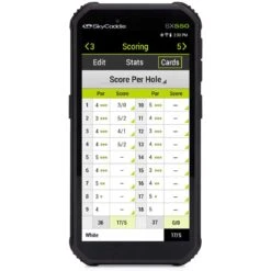 SkyGolf SkyCaddie SX550 Golf GPS -Silver Putters skygolf skycaddie sx550 golf gps scorecard