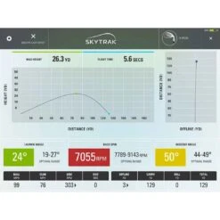 SkyTrak Launch Monitor -Silver Putters skytrak optimizer screen