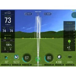 SkyTrak Launch Monitor -Silver Putters skytrak range green setting white tracer only