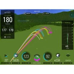 SkyTrak Launch Monitor -Silver Putters skytrak range multi color shot tracer