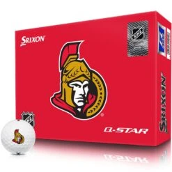 Srixon Q-Star NHL Golf Balls 12 Srixon Q-Star NHL Golf Balls -Silver Putters srixon q star nhl golf balls ottawa senators itempicture