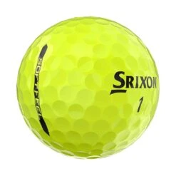 Srixon Soft Feel Personalized Yellow Golf Balls -Silver Putters srixon soft feel 12 yellow golf balls side itempicture