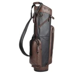 Sun Mountain Leather Cart Bag 13 Sun Mountain Leather Cart Bag -Silver Putters sun mountain 2019 leather cart bag black brown