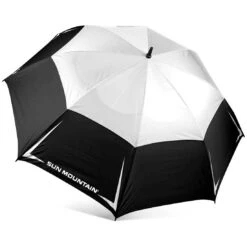Sun Mountain 2021 Manual 68 Inch Umbrella -Silver Putters sun mountain 2021 manual 68 inch umbrella black white itempicture