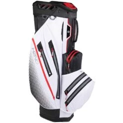 Sun Mountain 2023 H2NO Lite Cart Bag 7 Sun Mountain 2023 H2NO Lite Cart Bag -Silver Putters sun mountain 2023 h2no lite cart bag black white red back itempicture