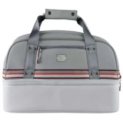 Sun Mountain Mid-Stripe Boston Bag 14 Sun Mountain Mid-Stripe Boston Bag -Silver Putters sun mountain 2023 mid stripe boston bag white cadet brick itempicture