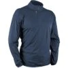 Sun Mountain Summit Long Sleeve Pullover -Silver Putters sun mountain 2023 summit ls pullover navy itempicture