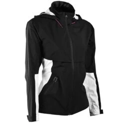 Sun Mountain Women's Stratus Rain Jacket -Silver Putters sun mountain 2023 womens stratus rain jacket black white itempicture