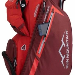 Sun Mountain Maverick Cart Bag 24 Sun Mountain Maverick Cart Bag -Silver Putters sun mountain 2024 maverick cart bag port rush red pocket itempicture