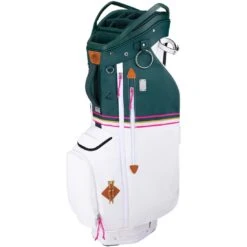 Sun Mountain Mid Stripe 14-Way Cart Bag -Silver Putters sun mountain 2024 mid stripe 14 way cart bag white jade azalea itempicture