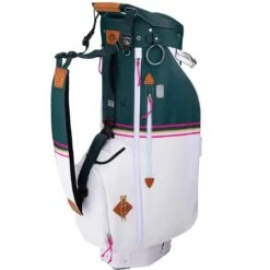 Sun Mountain Mid Stripe 4-Way Cart Bag -Silver Putters sun mountain 2024 mid stripe cart bag white jade azalea itempicture