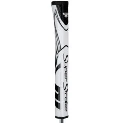 SuperStroke Zenergy Pistol GT 2.0 Putter Grip -Silver Putters superstroke zenergy pistol gt 2 0 putter grip white black itempicture