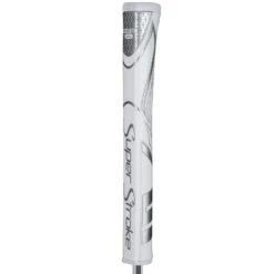 SuperStroke Zenergy Pistol GT 2.0 Putter Grip -Silver Putters superstroke zenergy pistol gt 2 0 putter grip white silver itempicture
