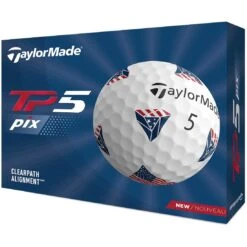 TaylorMade TP5 Pix USA Golf Balls