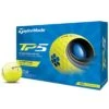 TaylorMade TP5 Yellow Golf Balls -Silver Putters taylormade 2021 tp5 yellow golf balls hero itempicture