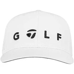 TaylorMade Lifestyle Golf Logo Hat -Silver Putters taylormade 2022 lifestyle golf logo hat white front itempicture