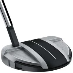 TaylorMade Spider GT Rollback Silver/Black Putter -Silver Putters taylormade spider gt rollback silver black small slant putter back itempicture