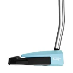 TaylorMade Women's Spider GTX Ice Blue Single Bend Putter -Silver Putters taylormade spider gtx ice blue single bend putter toe itempicture