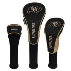 Team Effort NCAA Set Of 3 Headcovers -Silver Putters te 04h3 colorado buffaloes 1